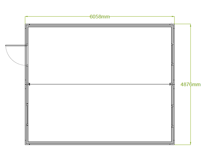 Dupla 20 lábas irodakonténer